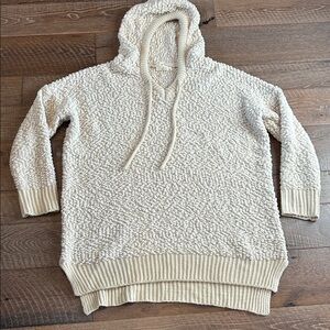 P.O.V. Cream Textured Knit Sweater